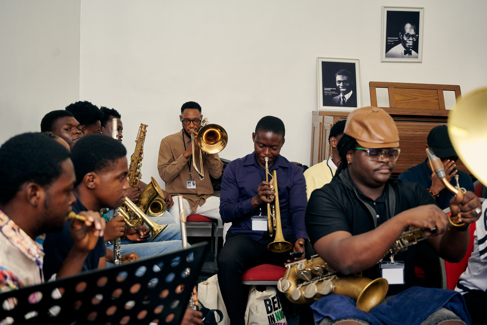 An ensemble class in session at the MUSON Centre